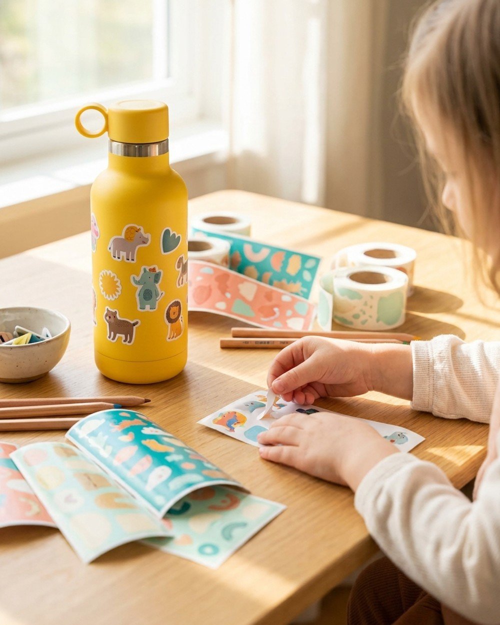 Decorating a bottle