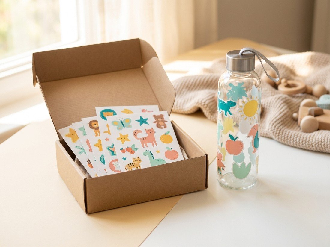 Sticker gift box